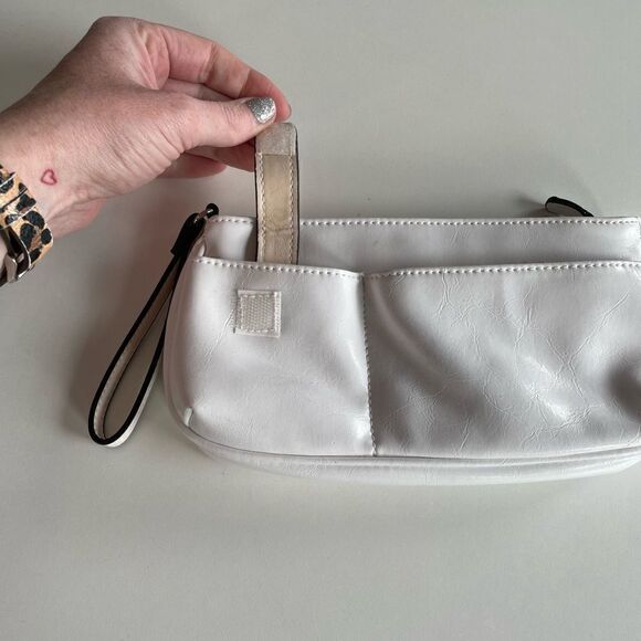 Vintage Womens Unbranded White Clutch Purse - Picture 2 of 5
